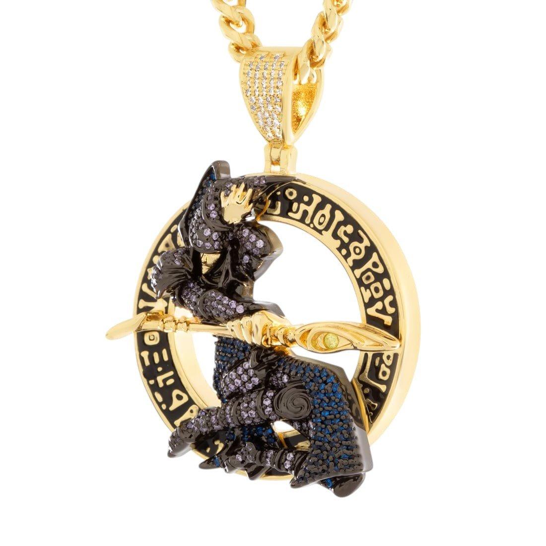 King Ice X Yu-Gi-Oh! Dark Magician Necklace - BLACK